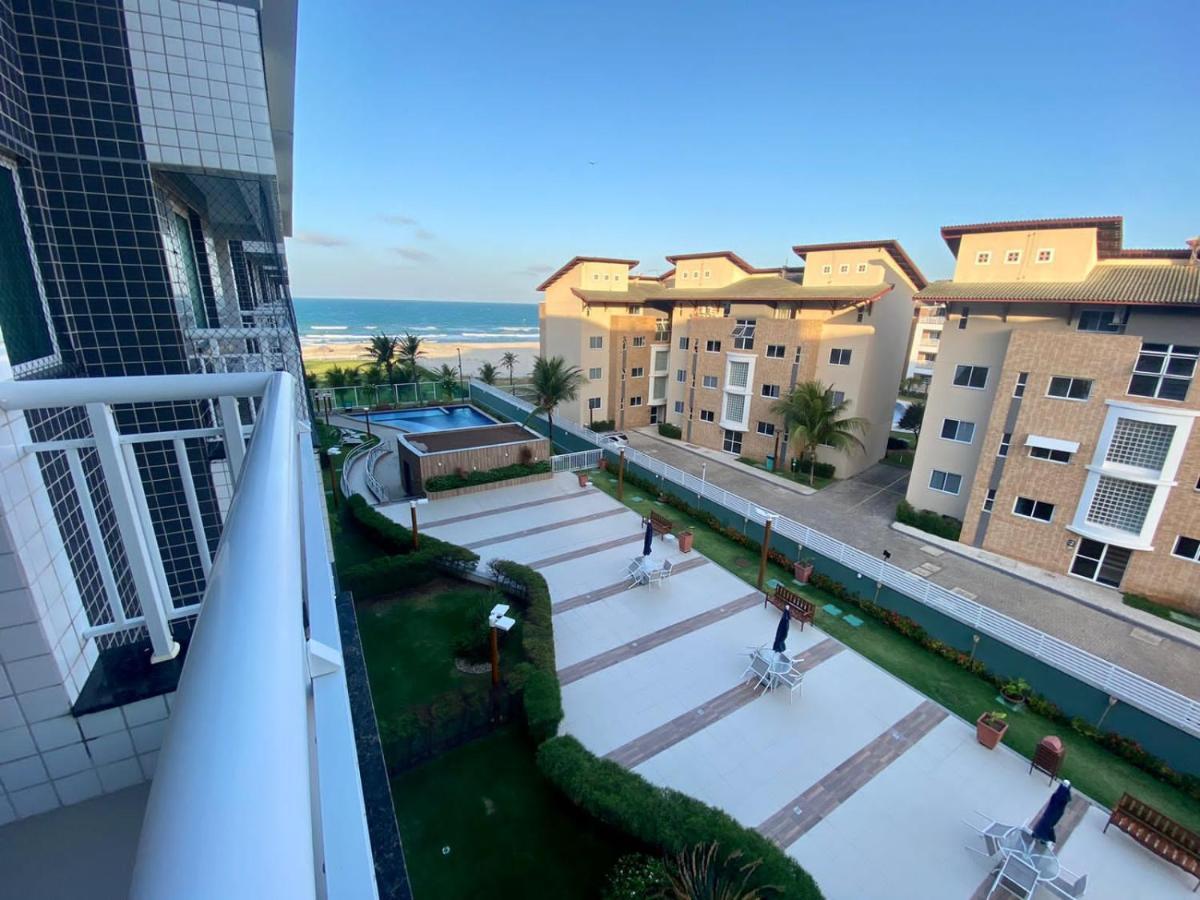 Apto Vista Mar E Pe Na Areia No Beach Way A 300M Do Beach Park Aquiraz Buitenkant foto